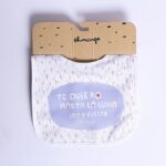 Babero "Te quiero hasta la luna"