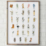 Cuadro "Animales Abecedario"