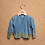 Sweater celeste y verde - Talle 6M