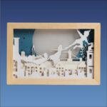 Cuadro con luz "Peter Pan"