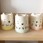 Maceta - Gatito (varios colores)