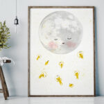 Cuadro "Luna en el espacio"