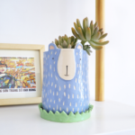 Maceta - Oso con plato XL