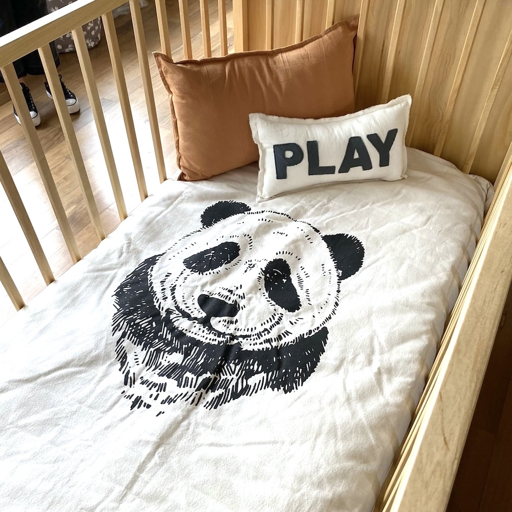 Acolchado Panda - Cuna funcional - Imagen 3