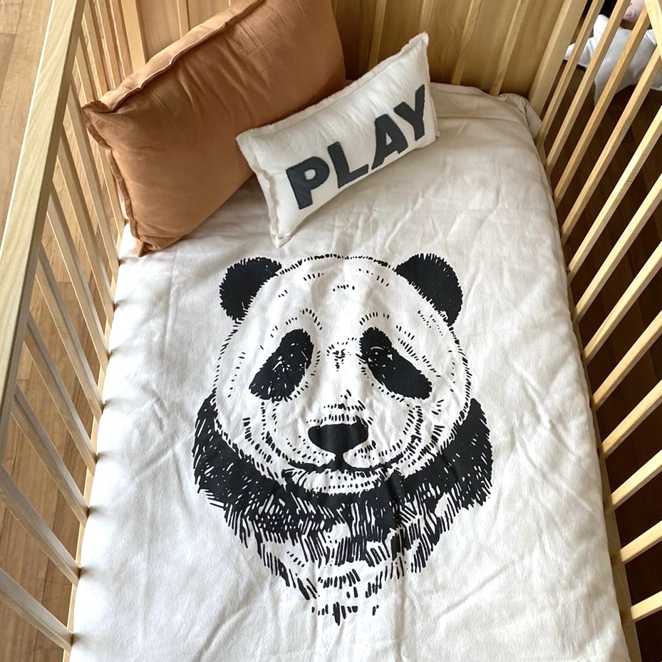 Acolchado Panda - Cuna funcional - Imagen 2