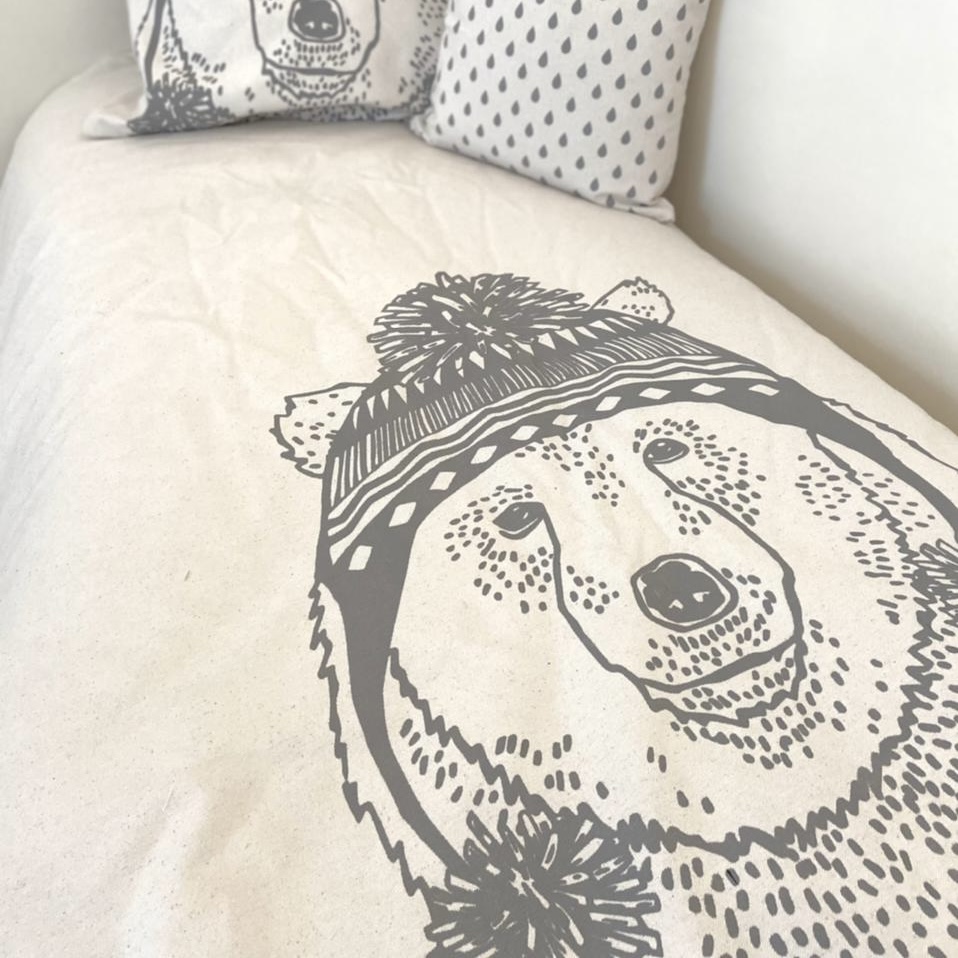 Acolchado Oso Invierno - Cuna funcional