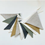 Banderin avellana y verde