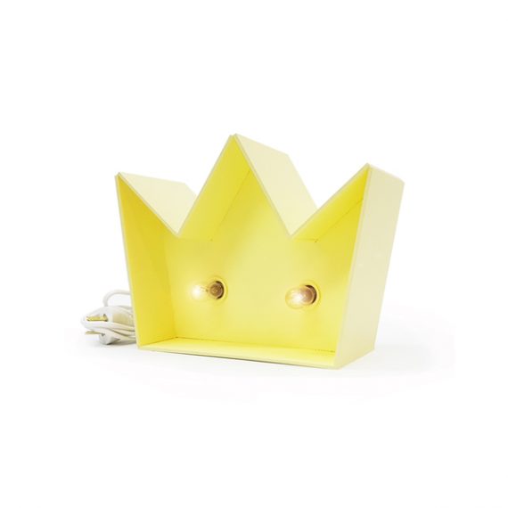 Mini Lamp - Corona amarilla