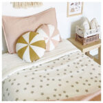 Acolchado tussor estrellado crudo (varios tamaños y colores!)