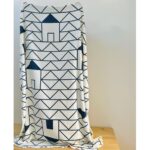 Manta polar soft XL - Casas azules