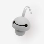 Guarda chupete de silicona Gris