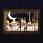 Cuadro con luz "Paris"