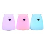 Luz de noche - Oso chico - Rosa