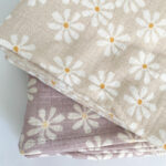 Mantita de gasa Margaritas (varios colores)