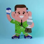 Reloj de escritorio DIBU