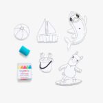 Beach set - para pintar en el agua!