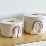 Cesto Arcoiris con tapa (varios tamaños)