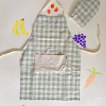 Delantalcito con manopla -  Vichy (varios colores)