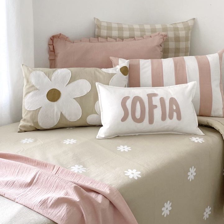 Acolchado flowers (varios tamaños y colores!) - Imagen 2