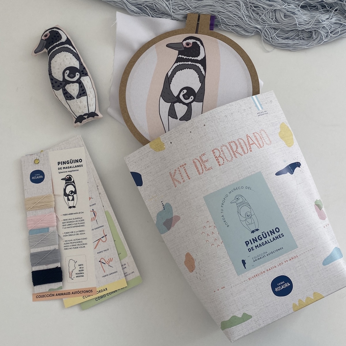 Kit de bordado animales autóctonos - Aguará Guazú (copia)