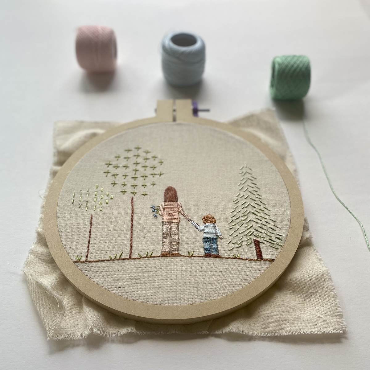 Kit de bordado - Contemplación - Imagen 2