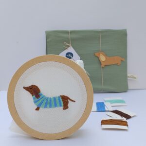 Kit de bordado Principiante - Salchicha